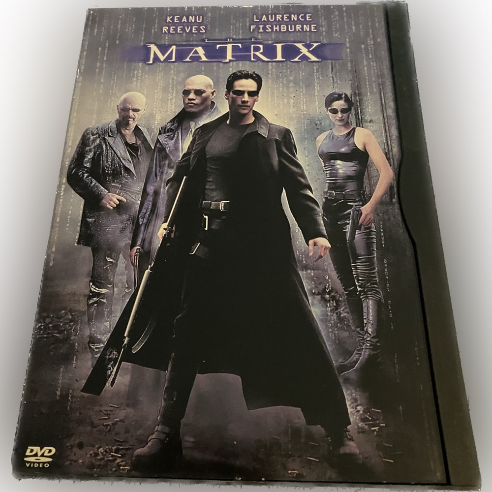Matrix 1999 DVD Warner Bros. Pictures Keanu Reeves Laurence Fishburne